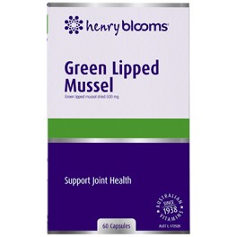 Blooms Green Lipped Mussel 500mg x 60 caps