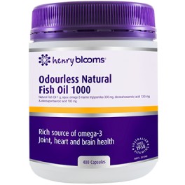 Blooms Odourless Omega 3 Natural Fish Oil 1000mg 